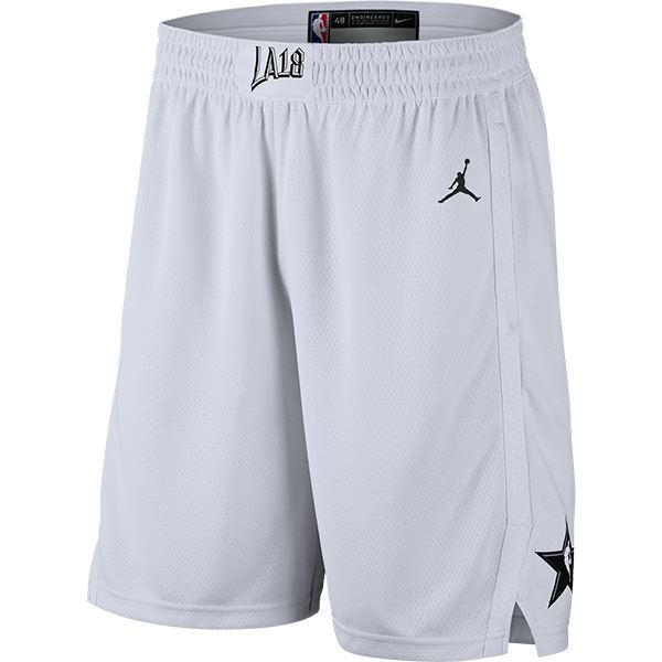 NBA 2018 All Star Herren Shorts Weiß Jordan Swingman NBA 2018 All Star Herren Shorts Weiß Jordan Swingman
